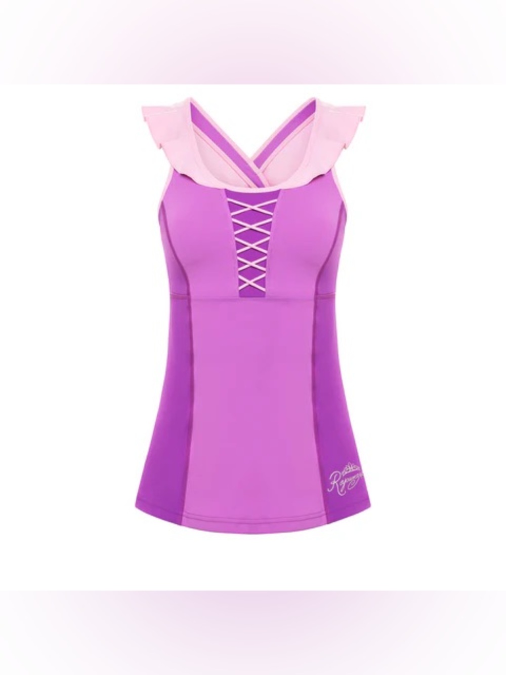 Crowned Athletics Disney Princess Rapunzel Athletic Tank Size Medium